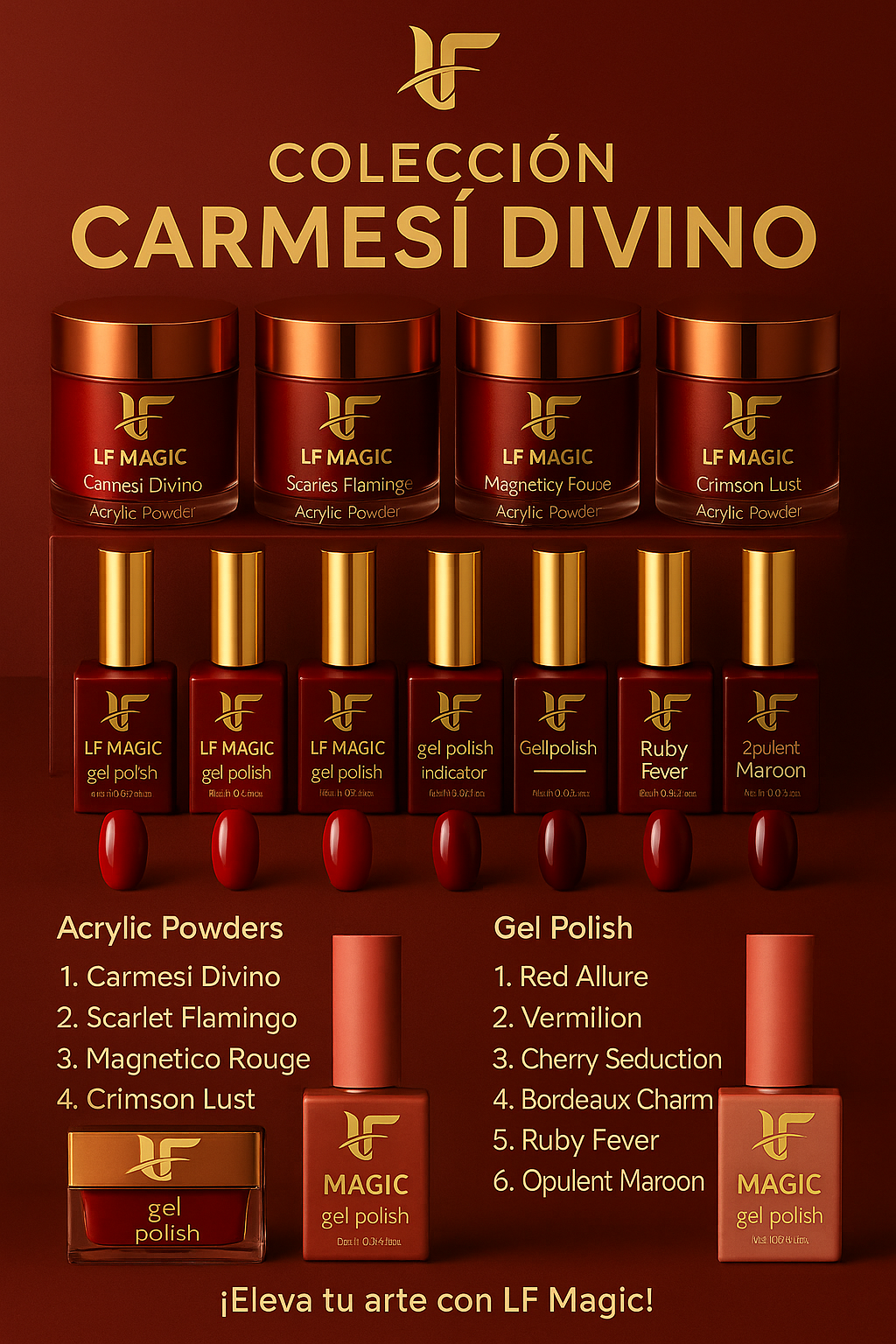 Colección carmesí Divino