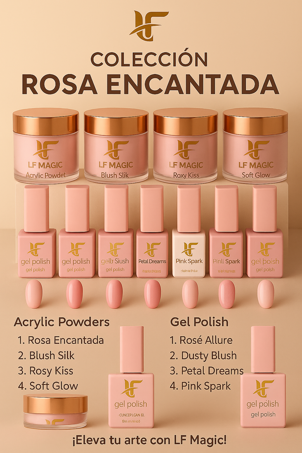 Colección rosa encantada LF Magic