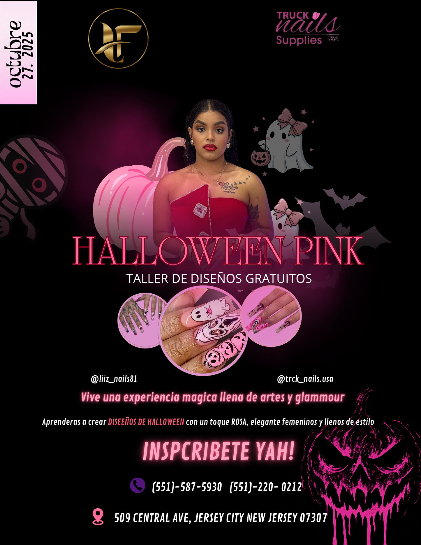 Halloween pink